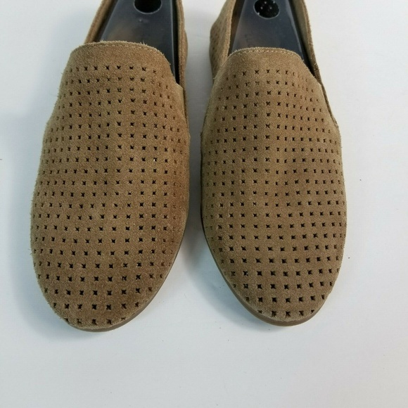 Lucky Brand Carthy Loafer Tan/Brown Suede Slip on - Picture 2 of 7